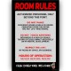 Room Rule Poster