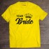 Team Bride T-shirt For Wedding 