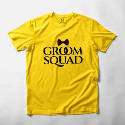 Groom Squad T-shirt For Wedding Ceremony - Round Neck