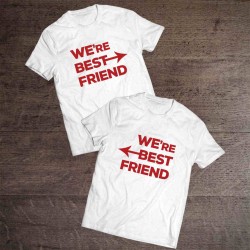 We're Best Friends Couple T-shirt