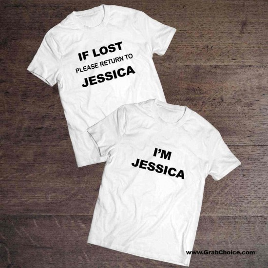 If Lost Please Return To Couple T-shirt If Lost Please Return To Couple T-shirt
