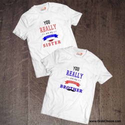Favorite Brother Sister Couple T-shirt